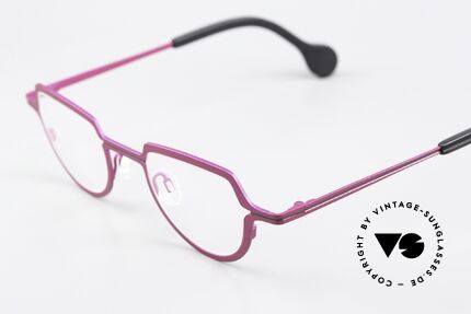 Theo Belgium Rope Interessante Designerbrille, Farbcode 339 in pink-metallic (eine Damen-Brille), Passend für Damen