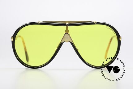 Derapage 66 Rennfahrer Sonnenbrille 80's, entwickelt vom Sportspiegelhersteller Vitaloni; Italy, Passend für Herren