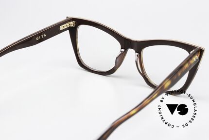 DITA Showgoer Designerbrille Cateye Style, ungetragen & beliebig verglasbar, mit DITA Zubehör, Passend für Damen