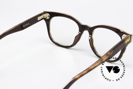 DITA Rhythm Luxusbrille Azetat Titan, ungetragen & beliebig verglasbar, mit DITA Zubehör, Passend für Damen