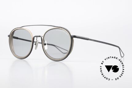 DITA System Two Qualität Sonnenbrille Herren, Luxus-Fassung in mattschwarz & grau, Größe 51-22, Passend für Herren