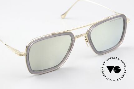 DITA Flight 006 Robert Downey Jr Sonnenbrille, gold-plattiert & mit GOLD-VERSPIEGELTEN Gläsern, Passend für Herren DITA Flight 006 Robert Downey Jr Sonnenbrille, gold-plattiert & mit GOLD-VERSPIEGELTEN Gläsern, Passend für Herren