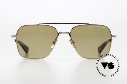 DITA Flight Seven Vergoldete Titan-Fassung, äußerst edle, GOLD-plattierte TITANIUM-Fassung, Passend für Herren