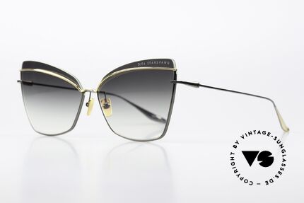 DITA Starspann Zauberhafte Cateye-Brille, Cateye Rahmen-Form; Gr. 61-14, DTS531-61-03 RHD, Passend für Damen