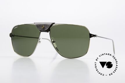 Cartier Santos De Cartier Aviatorbrille Ruthenium Details