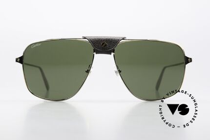 Cartier Santos De Cartier Aviatorbrille Ruthenium, 2019er Modell der 'SANTOS De Cartier' Serie, Passend für Herren