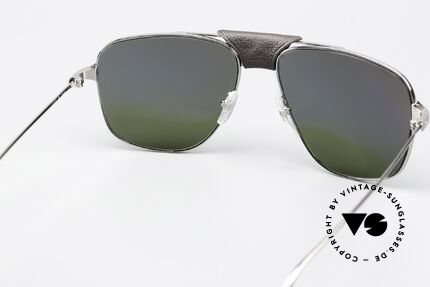 Cartier Santos De Cartier Aviatorbrille Ruthenium, ungetragenes Original mit Cartier Etui und Box, Passend für Herren