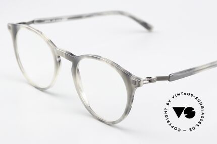 Mykita Alfur Grey Havana / Shiny Graphite, Azetat-Front mit charakteristischen Mykita-Bügeln!, Passend für Herren und Damen