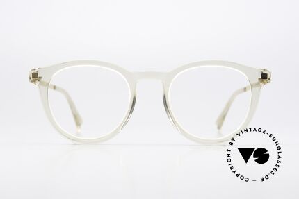 Mykita Elve Edle Pantobrille Transparent, zeitlose Farbe 914: Champagne / Glossy Gold Clear, Passend für Herren und Damen