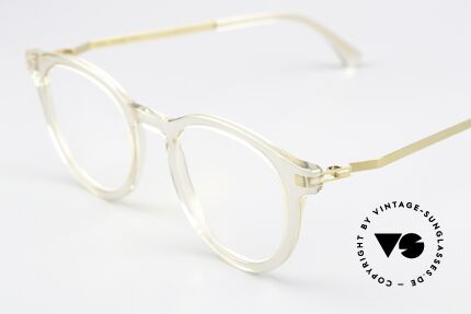 Mykita Elve Edle Pantobrille Transparent, Azetat-Front mit charakteristischen Mykita-Bügeln!, Passend für Herren und Damen