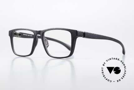 Mykita Mylon Mars Herrenbrille Eckig Schwarz, 'made in Germany' Designer-Brille für Kenner, Passend für Herren