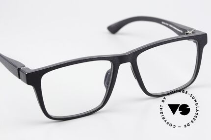 Mykita Mylon Mars Herrenbrille Eckig Schwarz, ungetragenes Modell von 2016 mit Mykita Etui, Passend für Herren