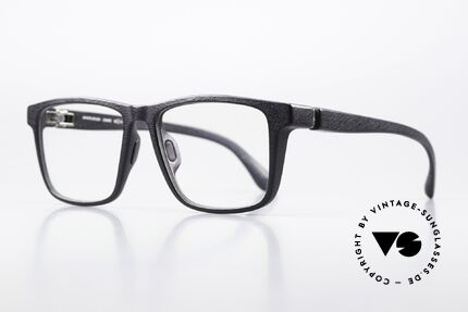 Mykita Mylon Lemare Schwarze Herrenbrille Eckig, 'made in Germany' Designer-Brille für Kenner, Passend für Herren