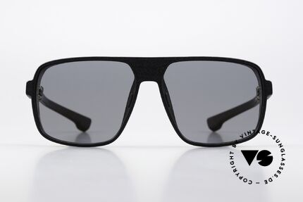 Mykita Mylon Daggoo Pitch Black Gunmetal Flash, Größe 60-13, Herren-Sonnenbrille, M-L Size, Passend für Herren