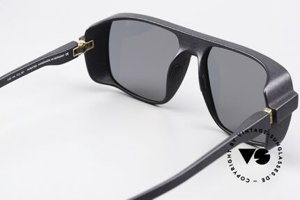 Mykita Mylon Daggoo Pitch Black Gunmetal Flash, Qualitäts-Fassung ist auch beliebig verglasbar, Passend für Herren