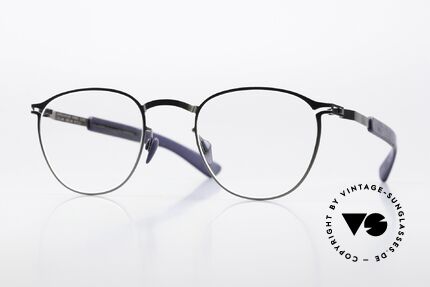 Mykita Mylon Clove Shiny Graphite / Navy Blue Details