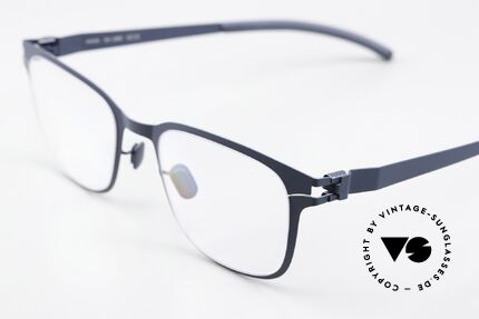 Mykita Janek Eckige Fassung Navy Blue, wohlbekannte Spitzenqualität; handmade in Germany, Passend für Herren und Damen