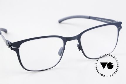 Mykita Janek Eckige Fassung Navy Blue, ungetragenes Modell mit original Mykita Verpackung, Passend für Herren und Damen