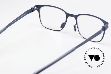 Mykita Janek Eckige Fassung Navy Blue, die Fassung ist beliebig verglasbar (optisch / Sonne), Passend für Herren und Damen