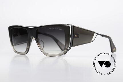 DITA Souliner One Luxus Sonnenbrille Von 2020, grau-schwarzer Rahmen in L Größe 56-18, 145mm, Passend für Herren