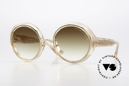 DITA Micro-Round Runde Damensonnenbrille Details
