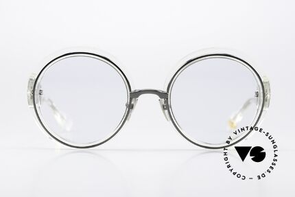 DITA Micro-Round Gläser Verdunkeln Bei Sonne, glamouröse Damen-Sonnenbrille in Spitzenqualität, Passend für Damen