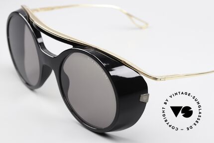 DITA Nacht One Steampunk Sonnenbrille, graue, entspiegelte Sonnengläser; 100% UV Protection, Passend für Herren und Damen