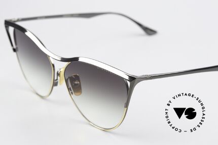 DITA Revoir Zauberhafte Cateye-Brille, tolle Verlaufs-Sonnengläser mit 100% UV Protection, Passend für Damen