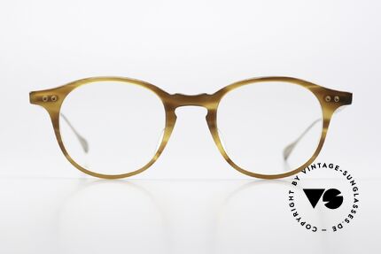 DITA Ash Panto Designerbrille 47mm, elegante Unisexbrille; Titan & Azetat-Kombination, Passend für Herren und Damen
