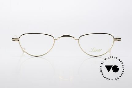 Lunor II 06 Lesebrille Vergoldet Unisex, Modell "06": die klassische Leseform; Größe 39/25, Passend für Herren und Damen