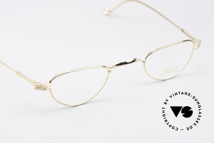 Lunor II 06 Lesebrille Vergoldet Unisex, altes, ungetragenes LUNOR Einzelstück (RARITÄT!), Passend für Herren und Damen