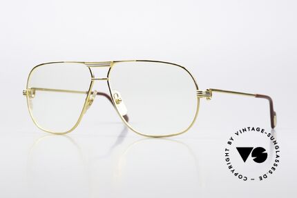 Cartier Tank - L Luxus Designer Brille 1988 Details