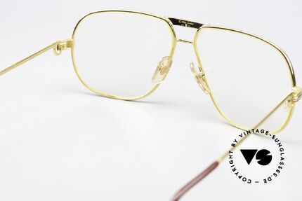 Cartier Tank - L Luxus Designer Brille 1988, KEINE RETRObrille; ein 35 Jahre altes vintage ORIGINAL, Passend für Herren