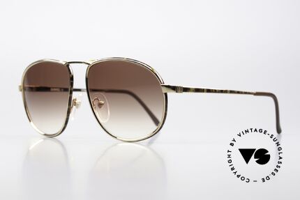 Dunhill 6051 80er Titanium Sonnenbrille, hartvergoldete TITANIUM-Fassung in Größe 58-15, Passend für Herren