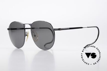 Dunhill 6044 Pantobrille Sport 80s Large, hoher Tragekomfort dank flexiblen Sportbügeln, Passend für Herren