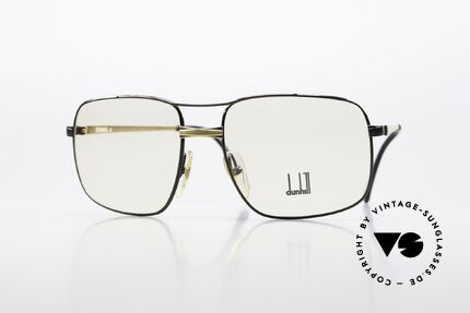 Dunhill 6048 Vergoldete Brille Von 1987 Details