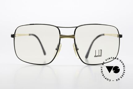 Dunhill 6048 Vergoldete Brille Von 1987, dieses Modell kombiniert alle Qualitätsmerkmale, Passend für Herren