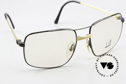 Dunhill 6048 Vergoldete Brille Von 1987, ungetragenes Unikat (wie alle unsere 80er Dunhills), Passend für Herren