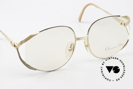 Christian Dior 2387 Vergoldet Pfirsichfarben 80s, KEINE Retro-Brille; ein seltenes vintage Original!, Passend für Damen