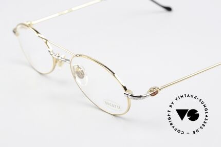 Bugatti 20208 Ovale Herrenbrille Von 1995, beste Materialien in Top-Verarbeitung (ovales Design), Passend für Herren
