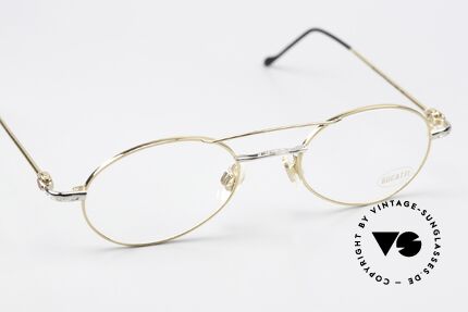 Bugatti 20208 Ovale Herrenbrille Von 1995, ungetragen (wie alle unsere 1990er BUGATTI Brillen), Passend für Herren