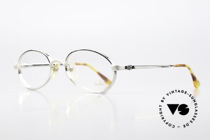 Bugatti 07904 Platin Luxusbrille Von 1994, ergonomisch geformte Fassung in Top-Qualität, Passend für Herren