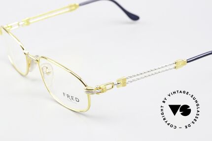 Fred Artimon Herren Seglerbrille 1990, bicolore Ausführung, klassisches Design; Größe 53/19, Passend für Herren