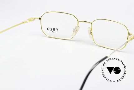 Fred Jersey Männer Luxusbrille 1990er, ungetragen, wie all unsere edlen vintage Luxus-Brillen, Passend für Herren