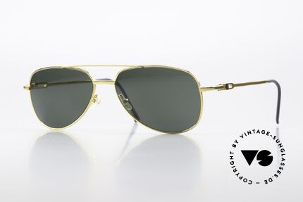 Fred Alaska Aviator Sonnenbrille Gold Details