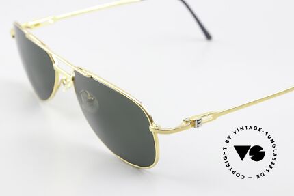 Fred Alaska Aviator Sonnenbrille Gold, kostbares, ungetragenes Original (circa 20 Jahre alt), Passend für Herren