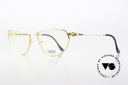 Fred Alize - M Cateye Seglerbrille 1990, der Name sagt alles: 'Alizé' = das 'Passat Windsystem', Passend für Damen