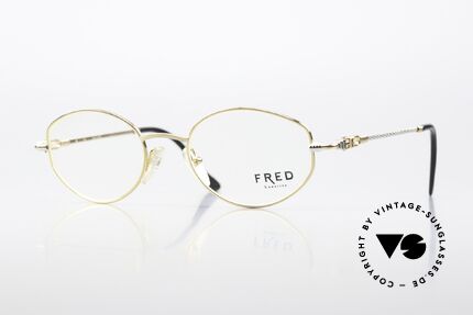 Fred Maldives Unisex Luxusbrille 1990er Details