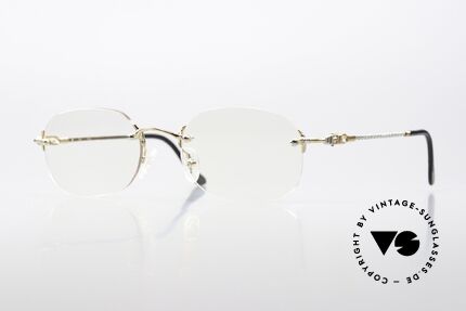 Fred Fidji Herrenbrille Randlos Segler Details