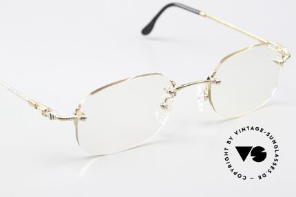 Fred Fidji Herrenbrille Randlos Segler, Bügel sind gedreht wie ein Segeltau; MUSS für Segler!, Passend für Herren